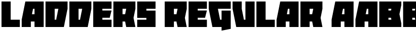 Ladders Regular font