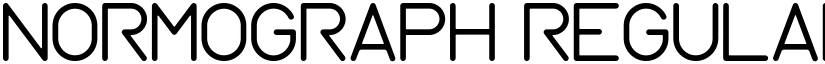 Normograph Regular font