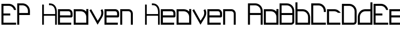 EP Heaven Heaven font