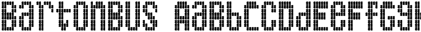 BartonBus font