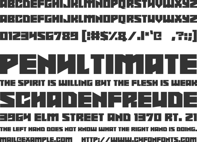 Shadowkingz font preview