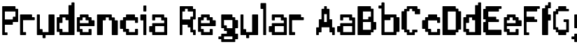 Prudencia Regular font