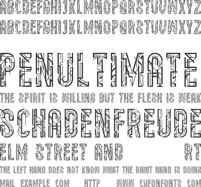 Semravut font preview