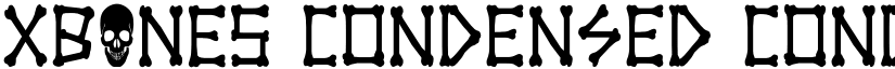 xBONES Condensed Condensed font
