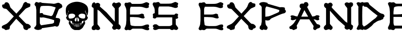 xBONES Expanded Expanded font