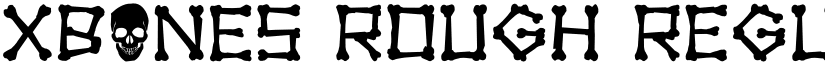 xBONES Rough Regular font