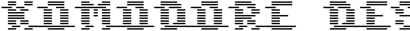 Komodore Destroy font