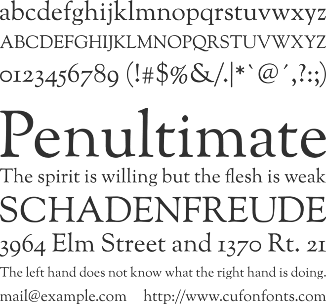 OFL Sorts Mill Goudy font preview