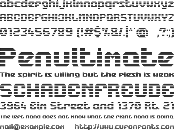 LBC Starlight font preview