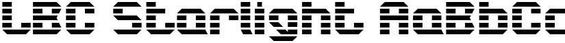 LBC Starlight font