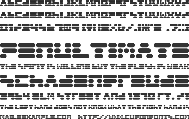 Capsule 3 font preview