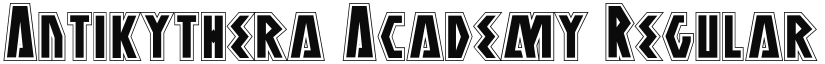 Antikythera Academy Regular font