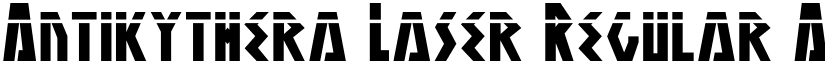 Antikythera Laser Regular font