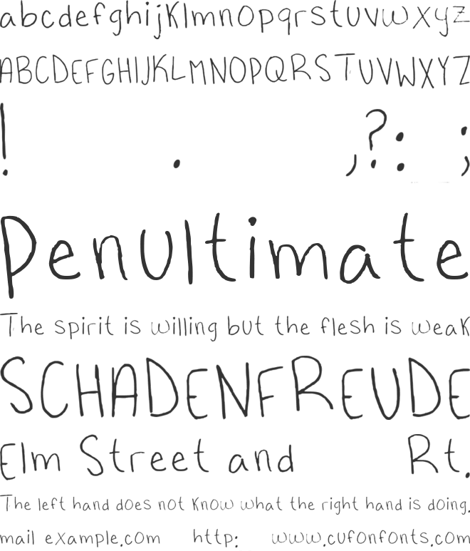 Holley Jean font preview