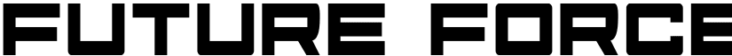 Future Forces Condensed Condensed font