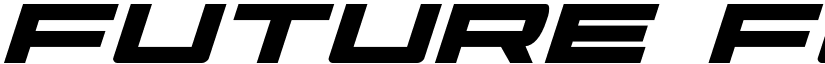 Future Forces Expanded Italic Expanded Italic font