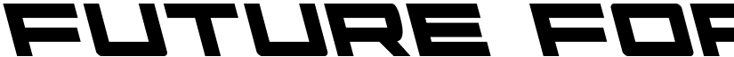 Future Forces Leftalic Italic font