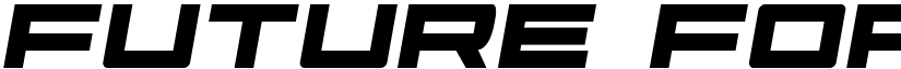 Future Forces Semi-Italic Semi-Italic font