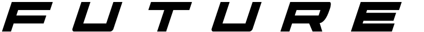 Future Forces Title Italic Italic font