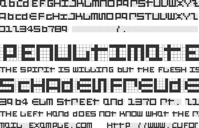 Give Me 5 font preview