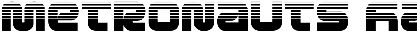 Metronauts Halftone Regular font
