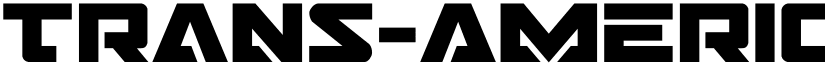 Trans-America Bold Bold font