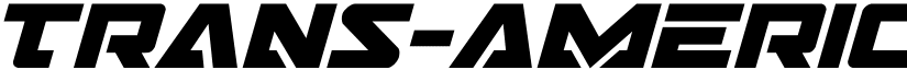 Trans-America Bold Italic Bold Italic font