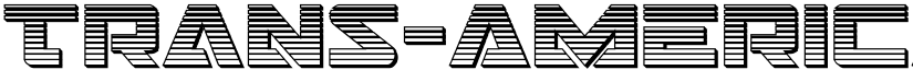 Trans-America Chrome Regular font