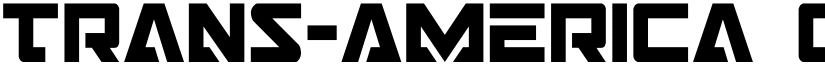 Trans-America Condensed Condensed font