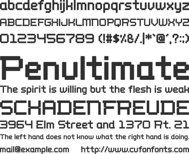 Wellbutrin font preview