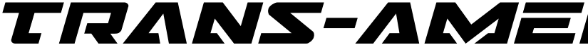 Trans-America Expanded Italic Expanded Italic font