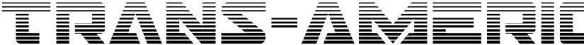 Trans-America Gradient Regular font