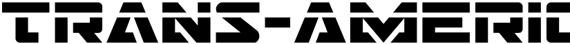 Trans-America Laser Regular font