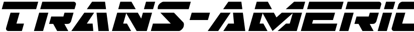 Trans-America Laser Italic Italic font