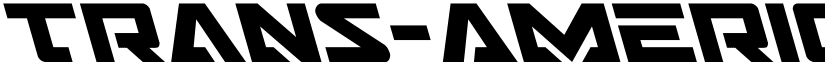Trans-America Leftalic Italic font
