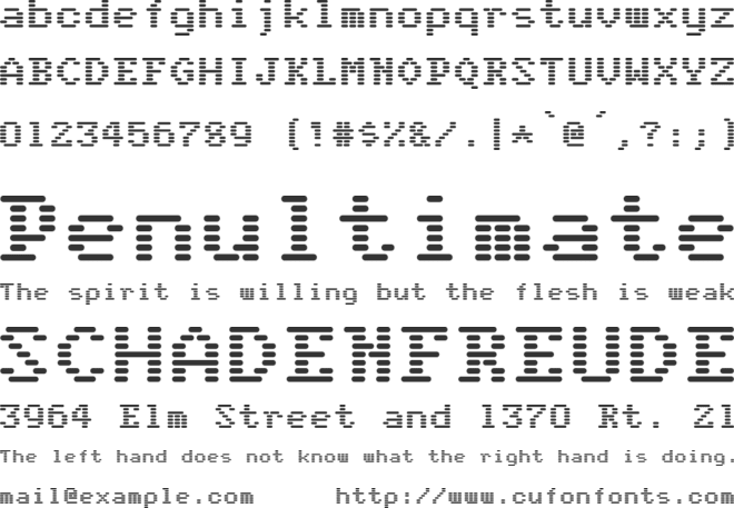 Anger is a gift font preview