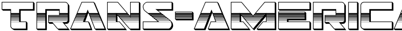 Trans-America Platinum Regular font
