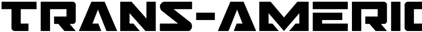 Trans-America Regular font