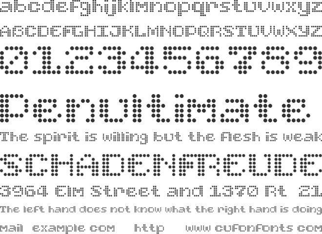 Found Receipt font preview