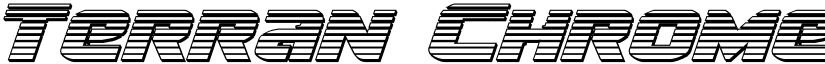Terran Chrome Italic Italic font