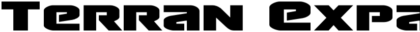 Terran Expanded Expanded font