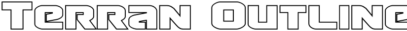 Terran Outline Regular font