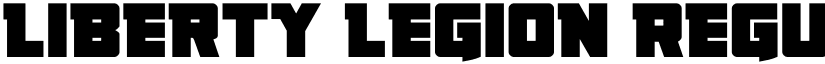Liberty Legion Regular font