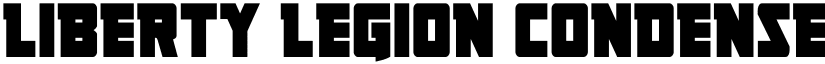 Liberty Legion Condensed Condensed font