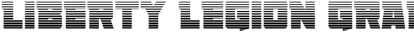 Liberty Legion Gradient Regular font