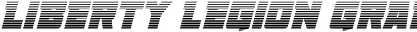 Liberty Legion Gradient Italic Italic font