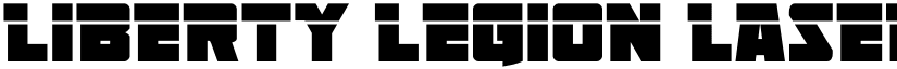 Liberty Legion Laser Regular font