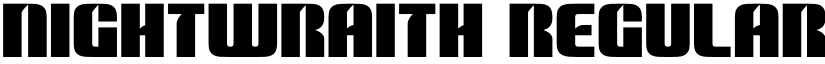 Nightwraith Regular font