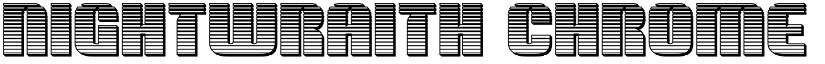 Nightwraith Chrome Regular font
