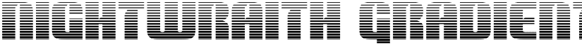 Nightwraith Gradient Regular font